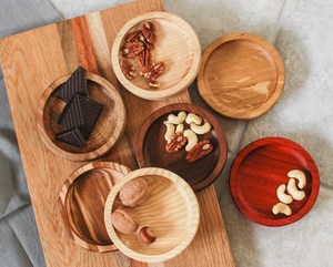 Mini Platos de Madera Natural – Plato Multiusos para Aperitivos y Exhibición - Product Image 2