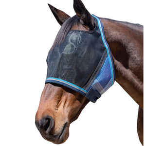 Voile anti-UV en maille argentée pour chevaux, protection solaire réfléchissante, écran facial équestre confortable, réduction de l'éblouissement, couvre-tête équin - Product Image 5