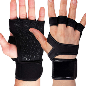Hot Selling Custom Made Breathable <b>Waterproof</b> Lightweight Gym Gloves Hook Loop Closure Unisex Fitness Crossfit Weightlifting - Product Image 5