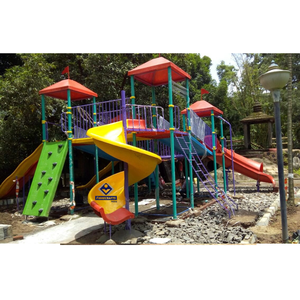 Nuevo Conjunto de Juegos Infantiles para Exteriores 2026 con Tobogán, Columpio y Torre de Escalada para Jardín, Área de Juegos para Niños, Diseño Moderno, Material HDPE - Product Image 5