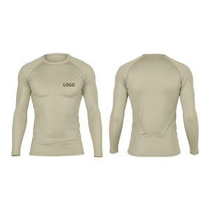 เสื้อแรชการ์ดผู้ชายแขนยาว ดีไซน์ล่าสุดปี 2026 ปรับแต่งได้ ระบายอากาศดี คุณภาพสูง ผลิตจากผ้าสแปนเด็กซ์/โพลีเอสเตอร์ แห้งเร็ว - Product Image 3