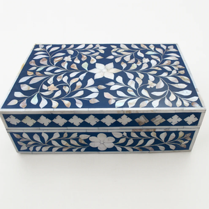 Organizador de Joyas de Madera Hecho a Mano de Lujo con Incrustaciones de Madreperla, Embalaje Personalizado de Alta Calidad, Modelo NEHA ENTERRISES - Product Image 3