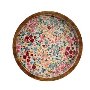 Tazón de Madera Esmaltada de Diseño Clásico, Tazón Multiusos para Servir Bocadillos, Ensaladas, Frutas y Postres, Tazón de Madera Hecho a Mano - Product Image 6