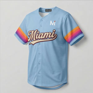 Camiseta de béisbol estilo vintage, uniforme deportivo personalizado para equipos, tela premium transpirable, Estados Unidos, Europa, MALUZA INDUSTRIES - Product Image 5