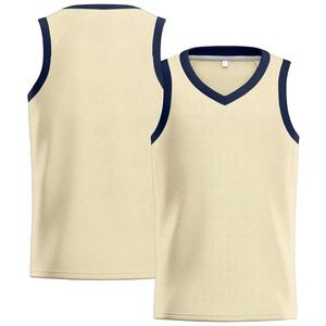 Custom Sublimated Basketball Jersey Breathable Quick Dry Team Uniform Sleeveless Athletic Sportswear for Men Women - Product Image 5