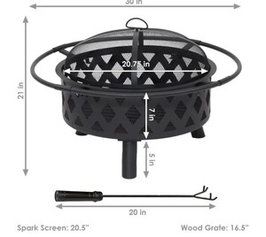 Fournisseur Exportateur de Braseros Métalliques Faits Main pour Chauffage Extérieur, Décoration de Patio, Projets Paysagers et Distribution en Gros - Product Image 1