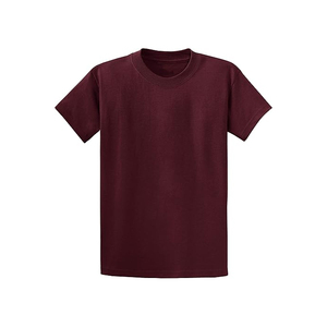 Camisetas transpirables de algodón para hombre, logotipo OEM, camiseta lisa al por mayor, camiseta con cuello redondo para hombre - Product Image 2