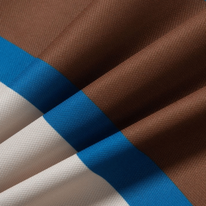 เสื้อเชิ้ตแขนสั้นผู้ชาย หลายสี ลายทาง ผ้าถัก ระบายอากาศดี สวมใส่สบาย โพลีเอสเตอร์/คอตตอน ปรับแต่งได้ สำหรับฤดูร้อน น้ำหนัก 180 กรัม - Product Image 3