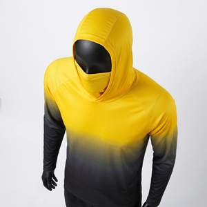 เสื้อตกปลาผู้ชายสั่งทำขายส่ง ผ้าโพลีเอสเตอร์ 100% แห้งเร็ว พิมพ์ลายแบบซับลิเมชั่น แขนยาว - Product Image 5