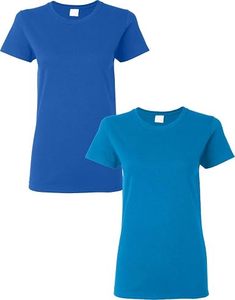 Camiseta Duradera de Manga Corta con Cuello Redondo para Mujer, 100% Algodón, Transpirable, con Logotipo Personalizado, Tejido de Punto de 180g - Product Image 2