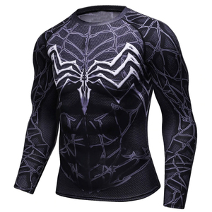 Camiseta de Manga Larga con Estampado Digital Personalizado 2026 para BJJ, para Adultos, Hombres, Poliéster/Spandex, Servicio OEM, Mejor Precio - Product Image 2