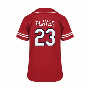 Uniformes de Béisbol Personalizados OEM, Transpirables, Tallas Grandes, Logotipo Personalizado Impreso al por Mayor, Ropa Deportiva Atlética 100% Poliéster - Product Image 2