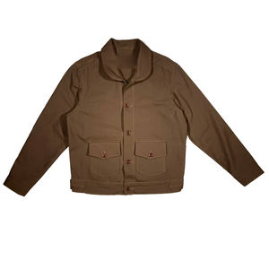 Veste Safari Unisexe d'Hiver à Fermeture Éclair avec Logo Personnalisé sur le Devant, Imperméable, Coupe-Vent, Écologique, en Toile de Coton - Product Image 1