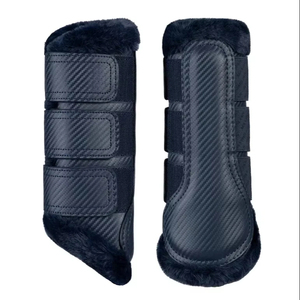 Botas de Protección para Caballos, Imitación Cuero, para Carreras, Hechas a Medida, Acolchado de Alta Calidad para Absorción de Impactos, la Mejor Calidad con OEM - Product Image 4