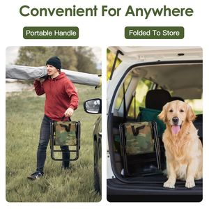 Sedia da Pesca Leggera e Portatile con Schienale Pieghevole e Borsa Termica Integrata per Campeggio ed Escursionismo - Product Image 4