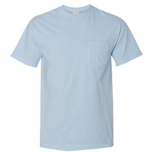 T-shirt décontracté en coton à rayures teintes pour homme, col rond, coupe confortable pour un usage quotidien - Product Image 1