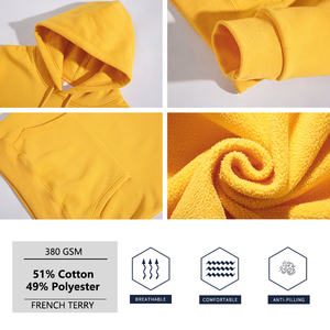 Sudaderas Esenciales de Corte Holgado, Sudaderas de Felpa de Algodón en Colores Sólidos, Sudaderas Modernas de Cuello Redondo Extra Grandes para Hombre - Product Image 6