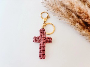 Llavero de Macramé Hecho a Mano, Estilo Bohemio, Cuerda Blanca, Objeto Decorativo, Ideal para Regalos y Recuerdos, Bautizo - Product Image 6