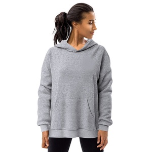 Sudadera Extra Grande Personalizada para Mujer, Estilo Casual de Invierno, Felpa de Algodón Grueso, Lavado Ácido, Bordado Ecológico, Estilo Holgado - Product Image 3
