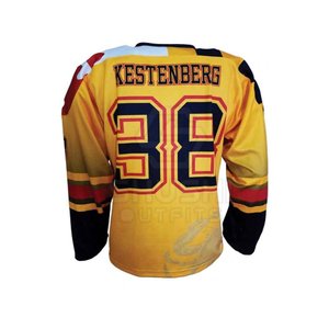 Impression par sublimation 100% polyester, maillot de hockey sur glace pour homme de qualité supérieure, maillot de hockey sur glace personnalisé, maillot sur mesure OEM. - Product Image 2