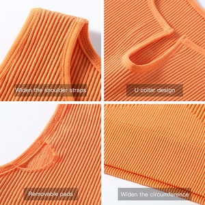Conjunto de sujetador deportivo para mujer sin aros, de alta sujeción para busto grande, a prueba de golpes, con espalda hermosa, para correr, fitness y yoga - Product Image 5