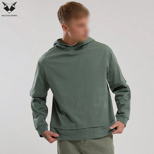Nuevo Producto Sudadera con Capucha de Manga Larga, Estilo Doble Capa, Unisex, Forro Polar Grueso, Sudadera con Capucha para Calle, Estilo Informal - Product Image 2