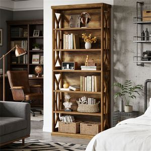 Espositore Indipendente per Librerie in Legno per Uffici Domestici, Soggiorni e Camere da Letto - Product Image 4