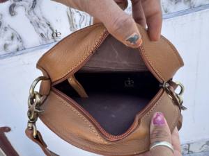 Nuevo Bolso Redondo de Cuero con Diseño Artesanal, Estilo Bohemio, de Piel de Vaca, Hecho a Mano, Estilo Occidental, Multiusos - Product Image 6