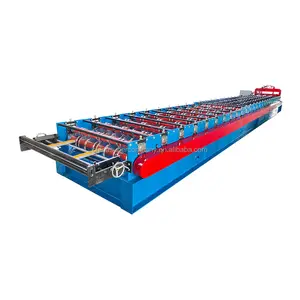 Mercato degli Stati Uniti di esportazione di alta qualità in metallo roll fomer roll formatrice macchina per la realizzazione di tegole