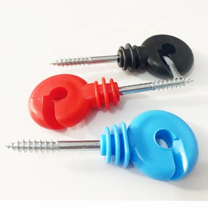 Fence Ring Post Wood Post Insulator with Insulator Socket <b>Tool</b> Electric Fence Insulator - Product Image 3