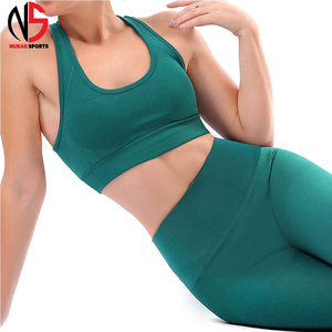 Direct Factory Sale Top Quality Women's Yoga Set with Elastic Waist <b>Legging</b> Solid <b>Pattern</b> Latest Style Low MOQ At NURAK SPORTS - Product Image 5