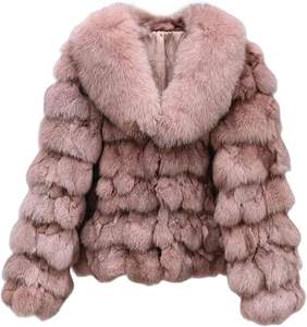 เสื้อโค้ทขนเฟอร์เทียมสำหรับผู้หญิง รุ่นใหม่ล่าสุด สำหรับฤดูหนาว ขนฟูฟ่อง สีสันปรับแต่งได้ - Product Image 1