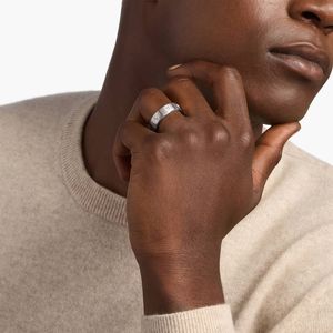 Bague d'éternité audacieuse en diamants en or rose - Product Image 4