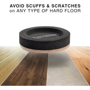 Set di 16 Pattini in Feltro per Mobili, Design Unico 3 in 0.5, Resistenti, per Pavimenti in Legno, Protezioni per Mobili - Product Image 1