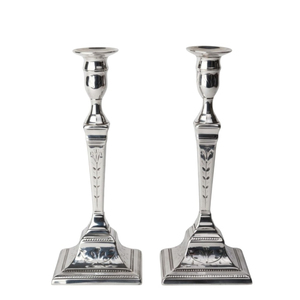 Latest Style <b>Silver</b> Aluminium Candle Holder Elegant Decorative Metal <b>Candlestick</b> Stand For Dinner Party And Home Tabletop Decor - Product Image 4