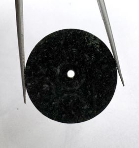 หน้าปัดนาฬิกาพร้อมกลไก NH35 หินอ่อนสีดำธรรมชาติ ขนาด 28.5 มม. หนา 1 มม. ดีไซน์คลาสสิก สวยหรู สำหรับทำนาฬิกา - Product Image 3