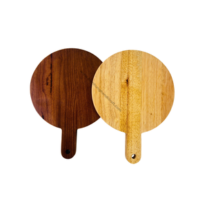 Planche à découper en bois de caoutchouc écologique avec poignée pour une utilisation professionnelle en cuisine - Product Image 5