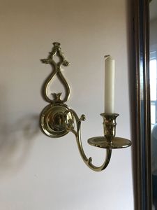 Luxury European Venetian Baroque <b>Wall</b> <b>Sconce</b> Premium Decorative <b>Wall</b> <b>Light</b> with Elaborate Ornamental Mirrorwork, Elegant Brass - Product Image 2