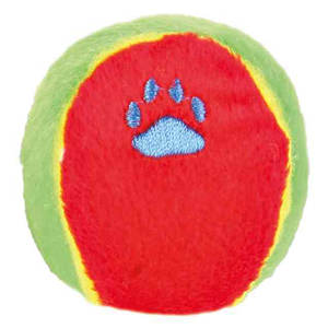 Balle de tennis en peluche 6 cm, jouet couineur pour chiens - Product Image 3