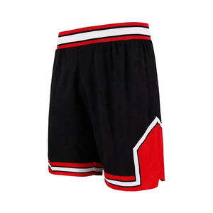 Pantalones Cortos de Baloncesto Personalizados de Verano, Ecológicos, Hasta la Rodilla, de Secado Rápido, de Algodón, Negros para Hombre, con Logotipo Personalizado Impreso, de Malla con Bolsillos - Product Image 4