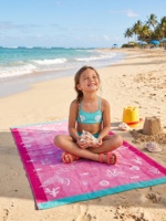 Serviette de plage Sarong en velours 100% coton, jacquard teint en fil, imprimé animal, respirante, grande taille, haute qualité, écologique