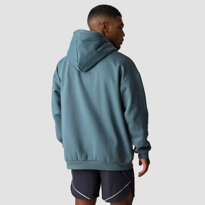 Trendy Oversized Hoodie and Short <b>Set</b> 100% Cotton Fleece Designer Streetwear Stylish Drop Shoulder Two-Piece Outfit - Product Image 2