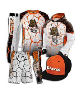 ODM OEM Excelente Paquete de Ropa Deportiva Juvenil, Diseños Personalizados para Equipos de Béisbol y Sóftbol, Incluye Camiseta, Pantalones, Sudadera con Capucha, Gorra y Calcetines - Product Image 1