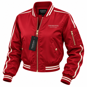 Dernier modèle de veste bomber matelassée pour femme à manches longues, nouvelle mode, unie, service OEM disponible - Product Image 6