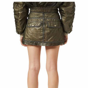 Falda Larga de Moda Urbana OEM 2026 con Cierre y Bolsillos 3D, Falda Cargo de Algodón Elegante para Mujer - Product Image 4