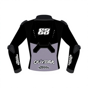 Miguel Oliveira MotoCP <b>Racing</b> Ramaha <b>Jacket</b>/Chaquetta Premium Cowhide Kangaroo Leather <b>Racing</b> <b>Jacket</b> High-Speed CE - Product Image 2