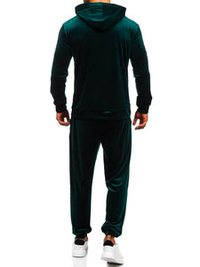 Custom Printed Track <b>Suit</b> for Men Soccer Streetwear Jogging <b>Muscle</b> Fitness Sweatshirt 100% Polyester Breathable Eco-Friendly - Product Image 3