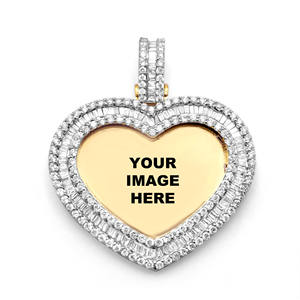 Pendentif en pierre de moissanite de qualité supérieure, accessoire de bijouterie élégant pour hommes et femmes, avec un éclat étonnant et une beauté raffinée - Product Image 2