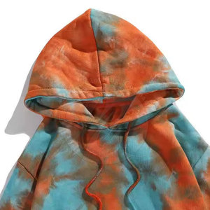 Sudaderas con Capucha de Secado Rápido y Transpirables con Estampado Tie Dye, Impresión de Logotipo Personalizada, Sudaderas de Alta Calidad, MOQ Bajo - Product Image 3