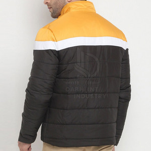 Chaqueta Urbana Casual para Hombre, Estilo Puffer, Acolchada, con Cierre Frontal, Ajuste Cómodo para Invierno, Uso en Exteriores, Estilo Urbano - Product Image 2